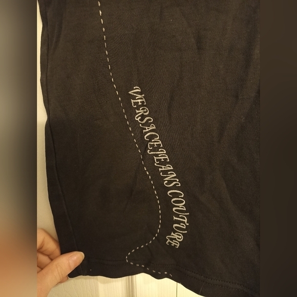 Versace/Mens/Y2K/Vintage/Large/Dark Blue Polo - Picture 3 of 4